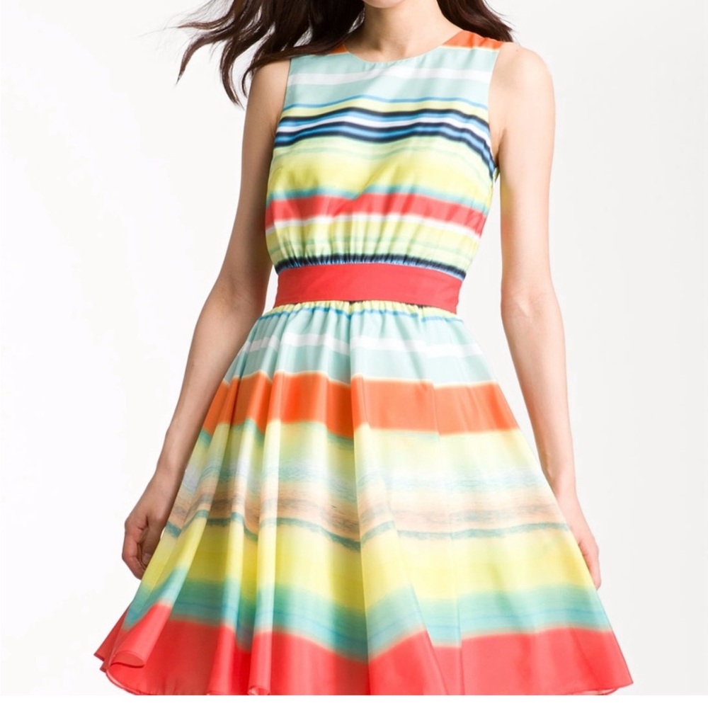 Ted Baker London Multicolor Striped Dress - Picture 2 of 15